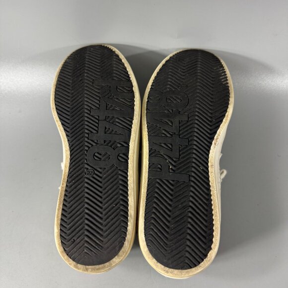 P448 Women's White Johnny Glitter Removable Insole Solid Carved Sneaker, Size 37 - Picture 10 of 16